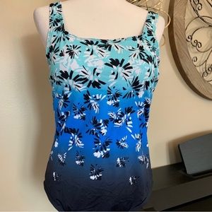 NWT SWIMSUITS FOR ALL Size 16 One Piece Swimsuit